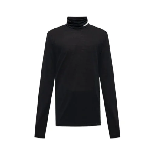 Long-Sleeved Logo-Printed Jumper