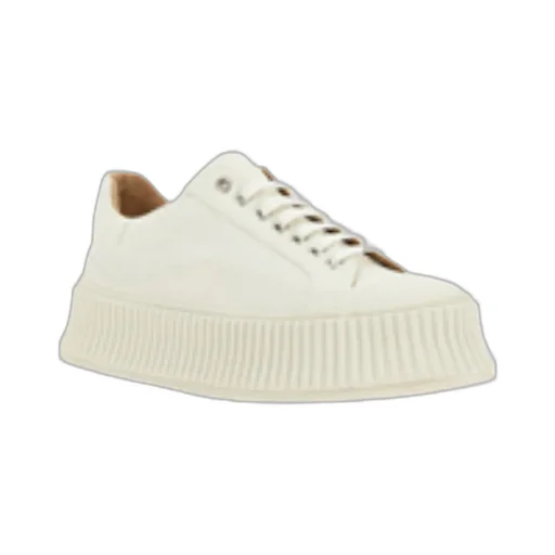Round-Toe Lace-Up Sneakers