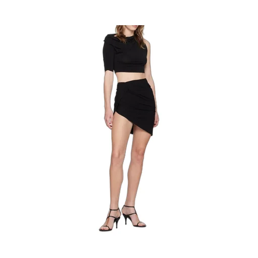 Draped Mini Skirt