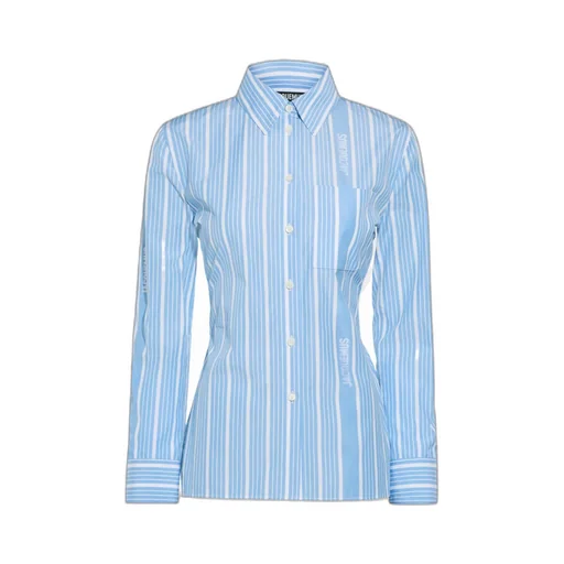 Striped Cut-Out Shirt