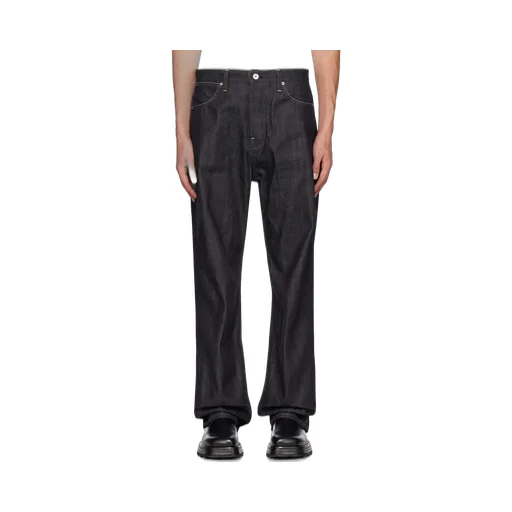 Mid-Rise Straight Leg Jeans