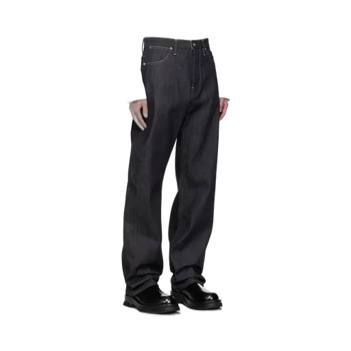 Mid-Rise Straight Leg Jeans