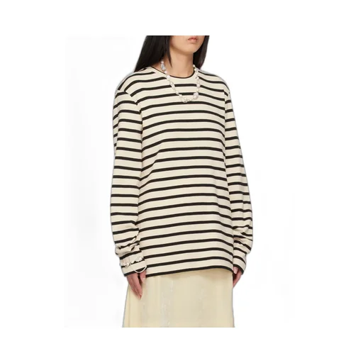 Striped Crewneck Sweatshirt
