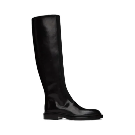 Knee-High Leather Boots