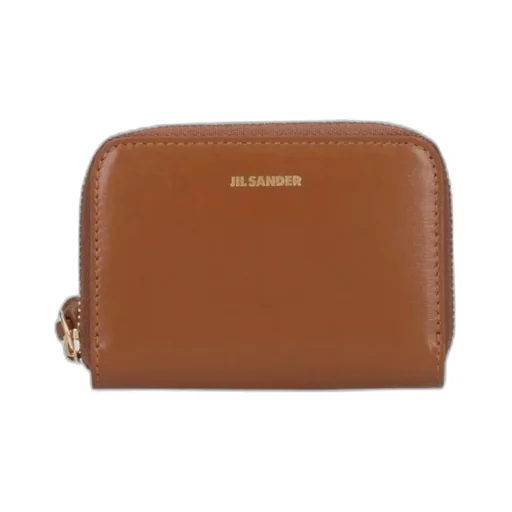 Logo-Plaque Zipped Wallet