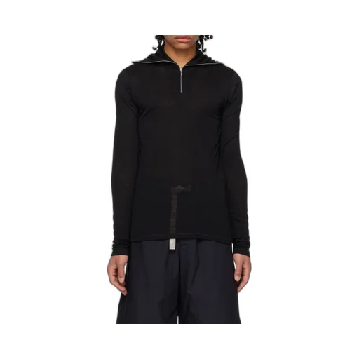 Zip Detailed Long-Sleeved Sweatshirt