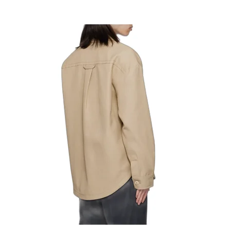 Zippered Shirt Jacket