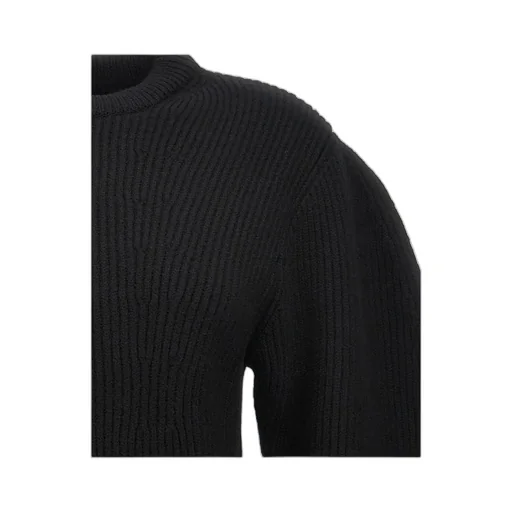 Crewneck Puff-Sleeved Jumper