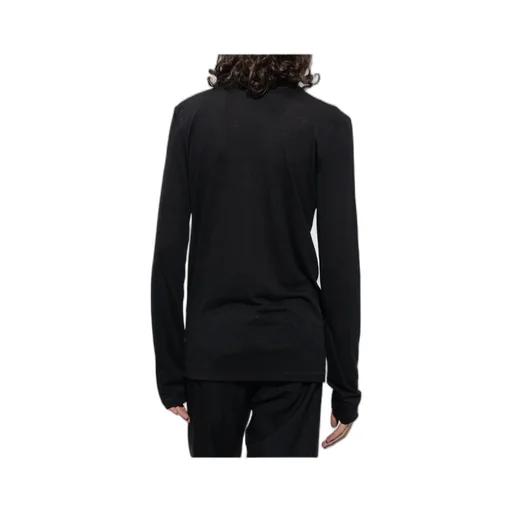 Long-Sleeved Logo-Printed Jumper