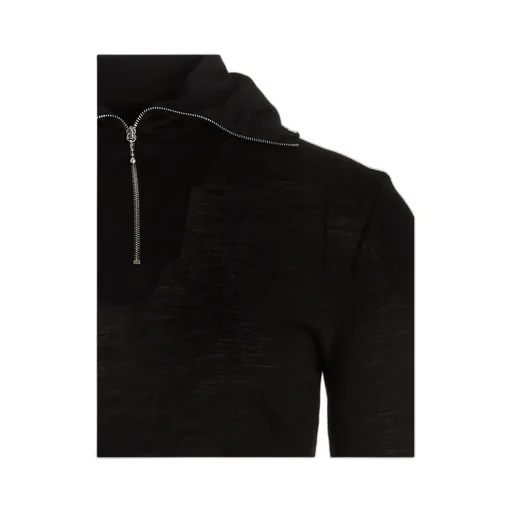 Zip Detailed Long-Sleeved Sweatshirt
