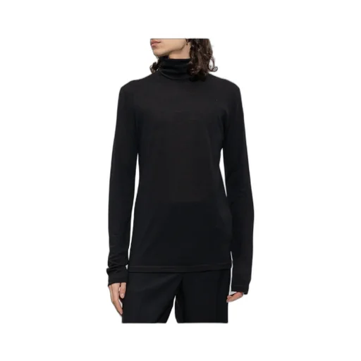 Long-Sleeved Logo-Printed Jumper