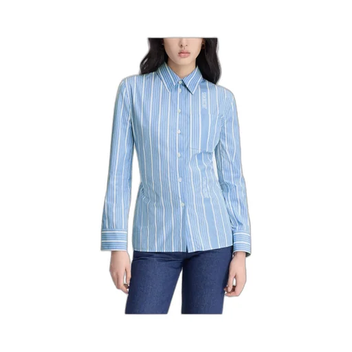 Striped Cut-Out Shirt