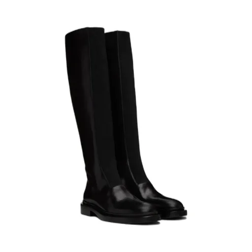 Knee-High Leather Boots