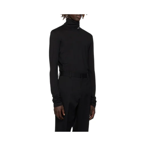 Long-Sleeved Logo-Printed Jumper