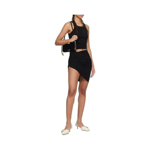 Draped Mini Skirt