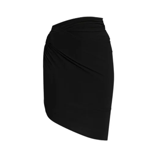 Draped Mini Skirt