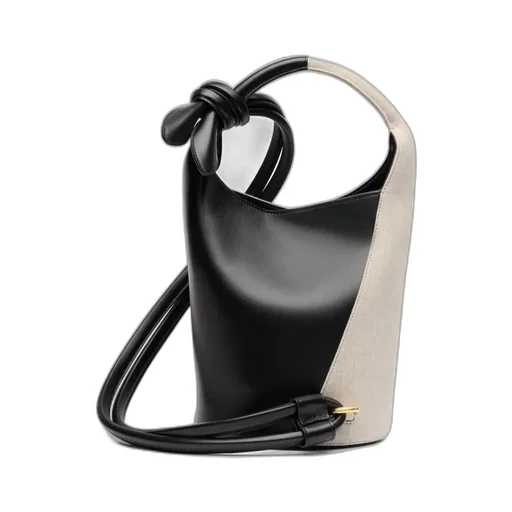 Panelled Top Handle Bag