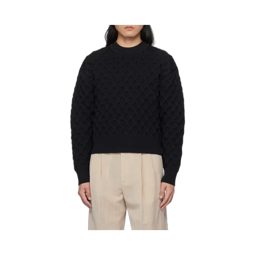 Honeycomb Knitted Sweater