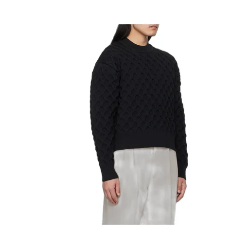 Honeycomb Knitted Sweater