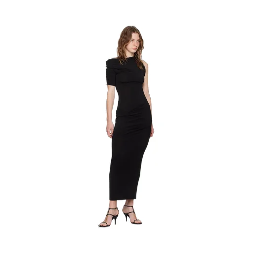Asymmetrical Draped Dress