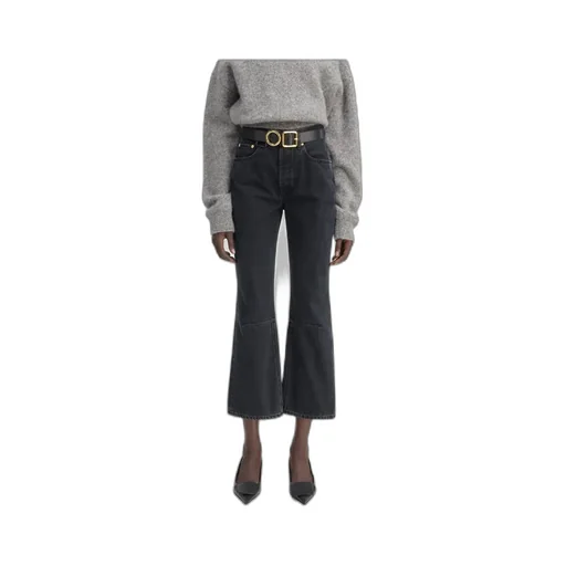Le De-NÎMes High-Waisted Flared Jeans