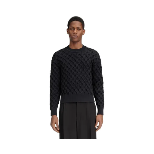 Honeycomb Knitted Sweater