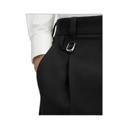 Wide Tailored Bermuda Shorts