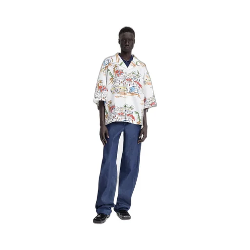 Capri Cars Oversized Bowling Shirt
