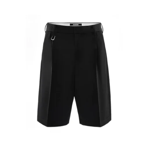 Wide Tailored Bermuda Shorts