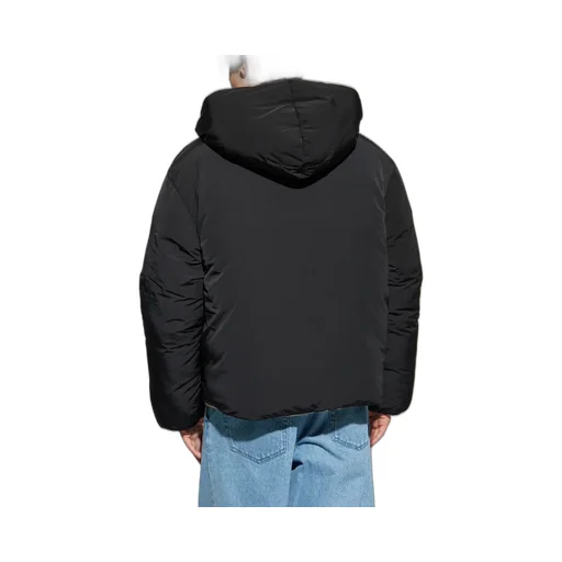 Logo Patch Padded Coat