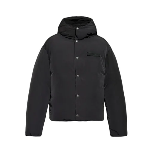 Logo Patch Padded Coat