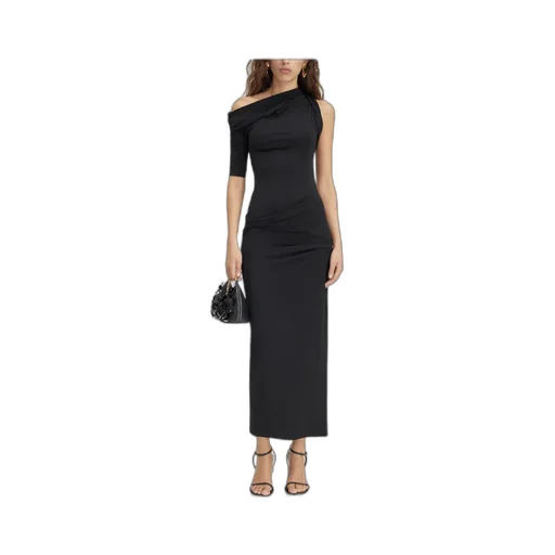 Asymmetrical Draped Dress