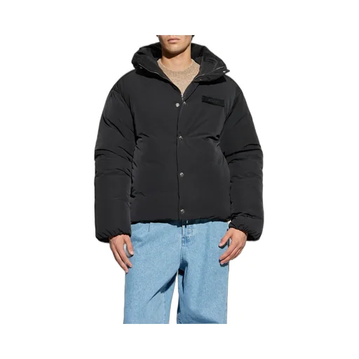 Logo Patch Padded Coat