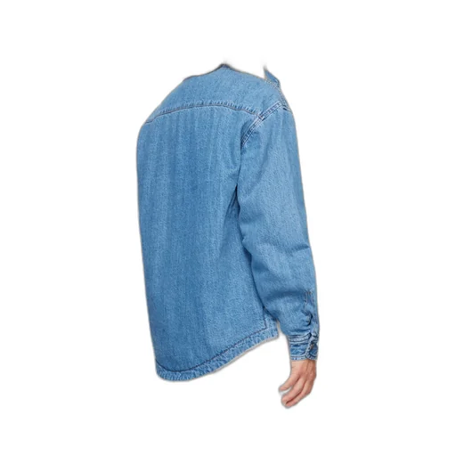 Logo Embroidered Denim Shirt