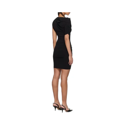 Draped Pleated Dress
