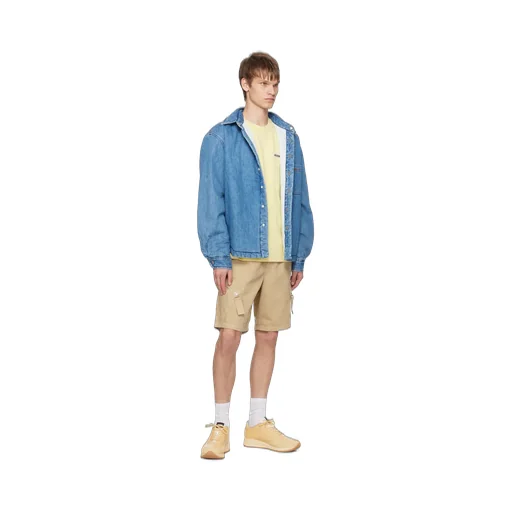 Logo Embroidered Denim Shirt