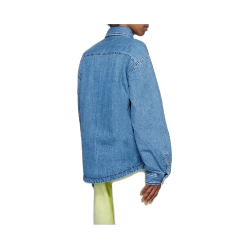 Logo Embroidered Denim Shirt