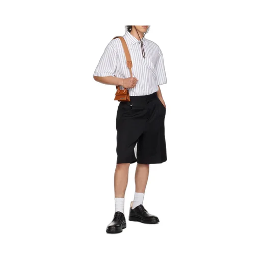 Wide Tailored Bermuda Shorts