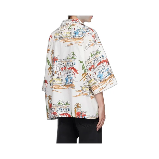 Capri Cars Oversized Bowling Shirt