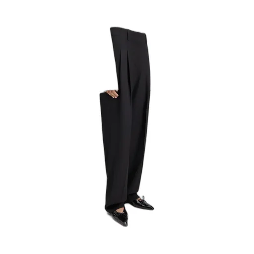 Straight-Leg Trousers