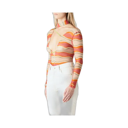 Le Abanaba Semi-Sheer Bodysuit