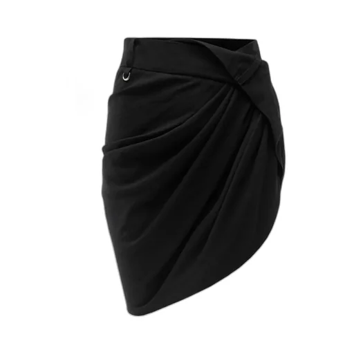 Draped Mini Skirt