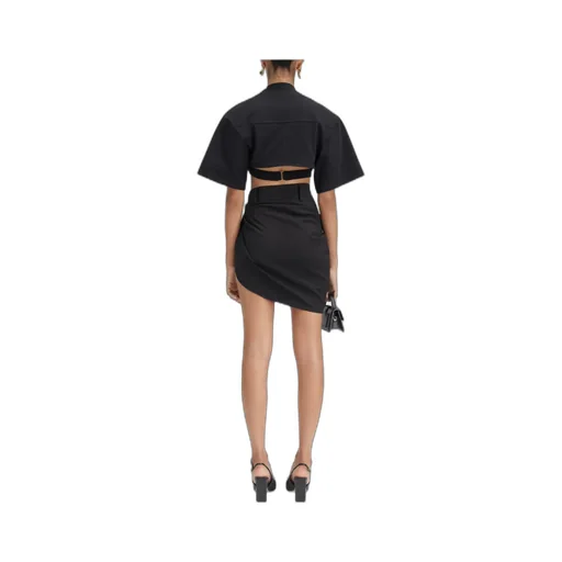 Draped Mini Skirt