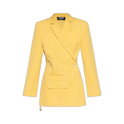 Asymmetric Double-Breasted Blazer