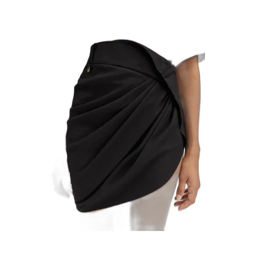 Draped Mini Skirt