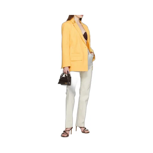 Asymmetric Double-Breasted Blazer