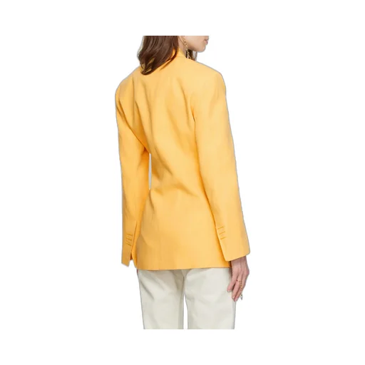 Asymmetric Double-Breasted Blazer
