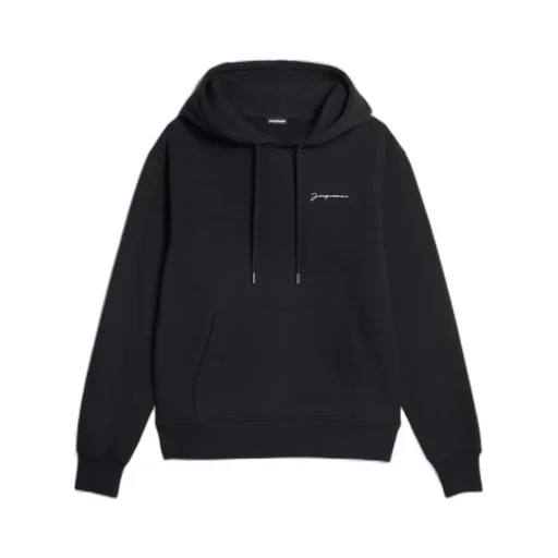 Embroidered Logo Hooded Sweater