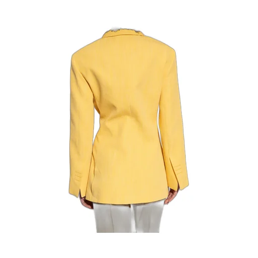 Asymmetric Double-Breasted Blazer