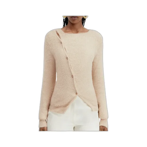 La Pau Cut-Out Long-Sleeved Cardigan